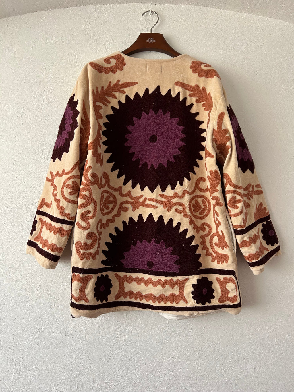 Saco algodón bordado