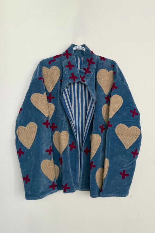 Saco India bordado Corazón