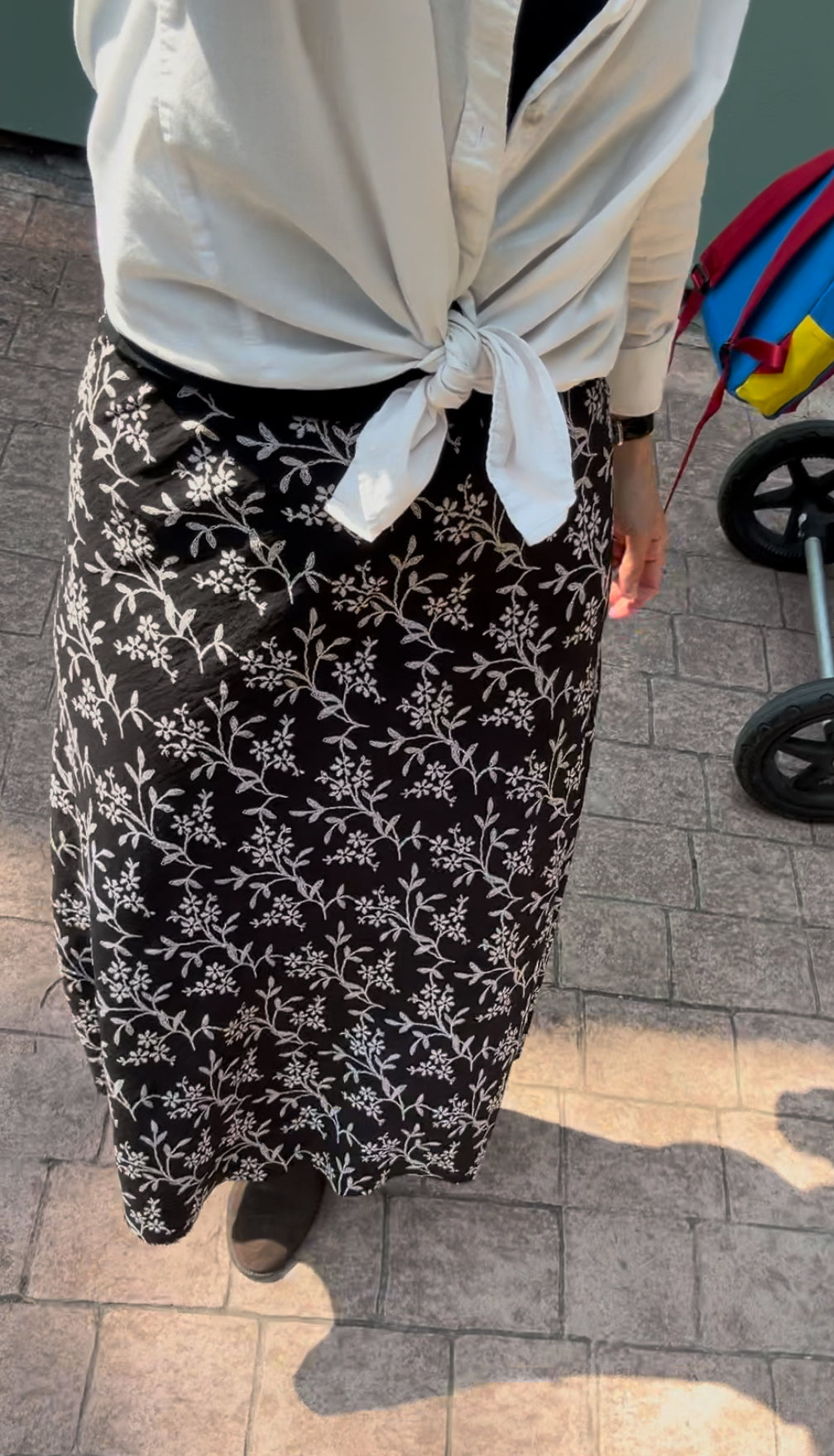 Falda flores