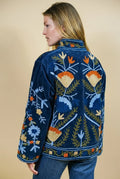 Saco terciopelo Azul