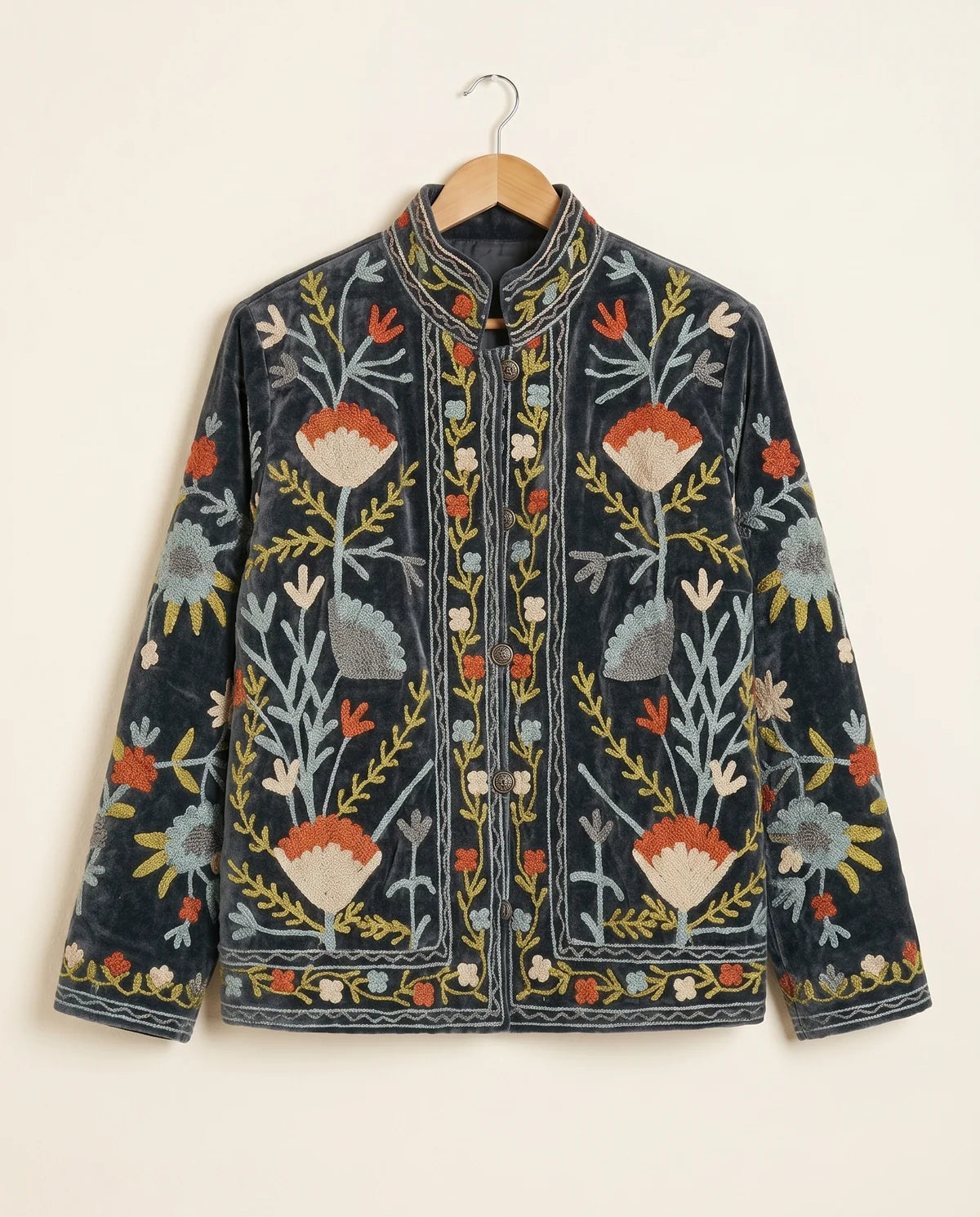 Saco terciopelo Azul oscuro