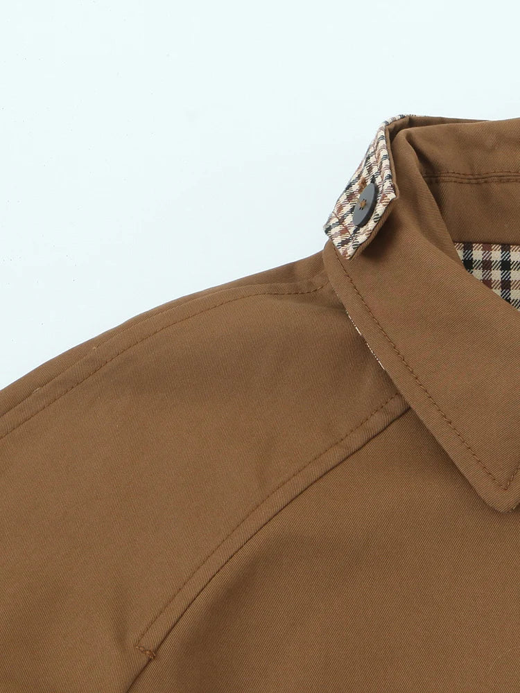 Gabardina reversible