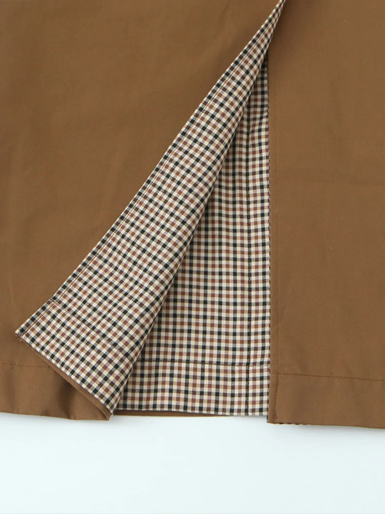 Gabardina reversible