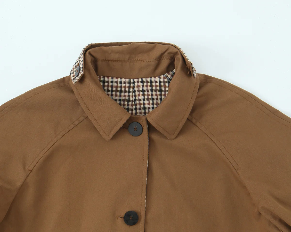 Gabardina reversible