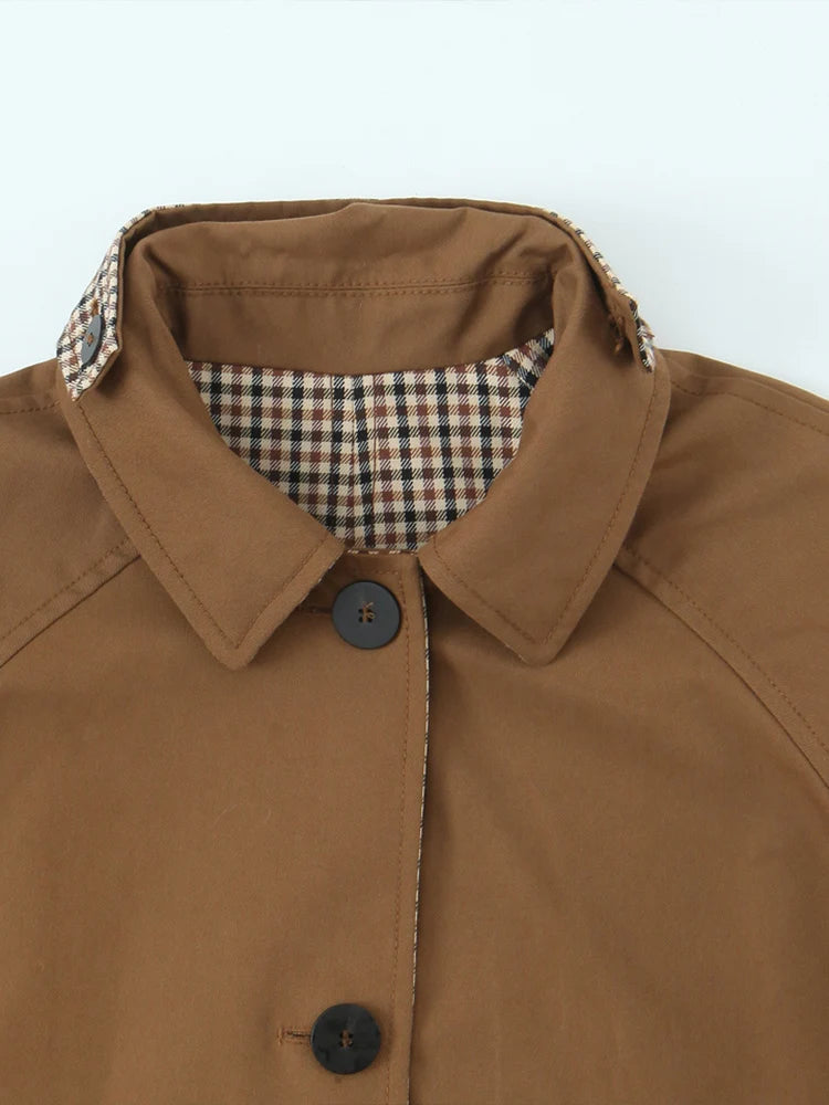 Gabardina reversible