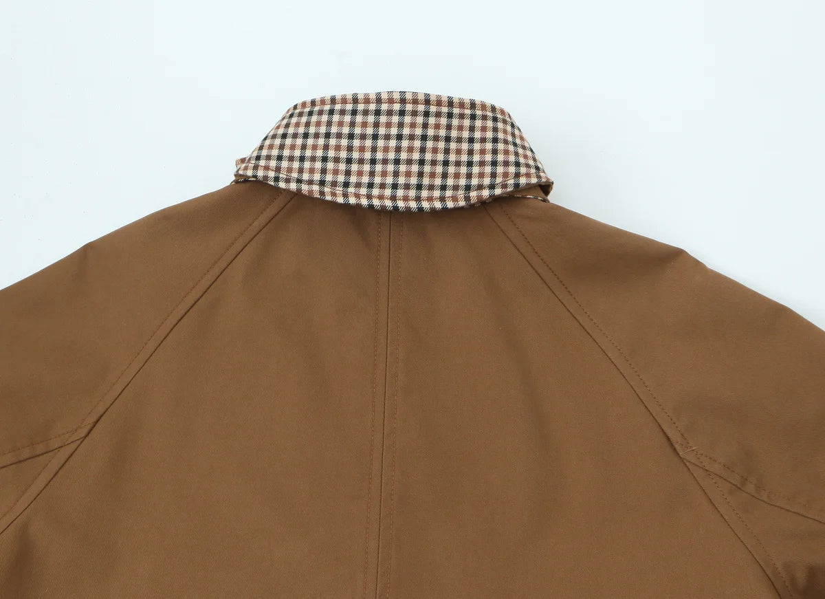 Gabardina reversible