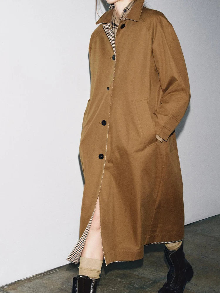 Gabardina reversible