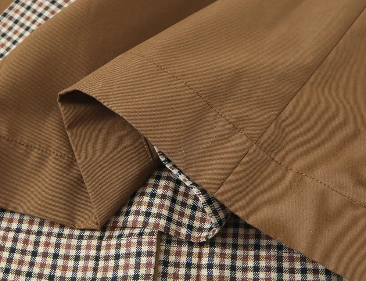 Gabardina reversible