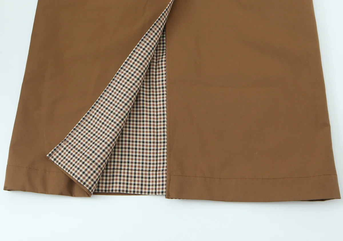 Gabardina reversible